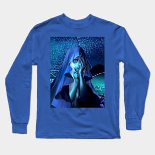 Young Witch's Sorrow Long Sleeve T-Shirt